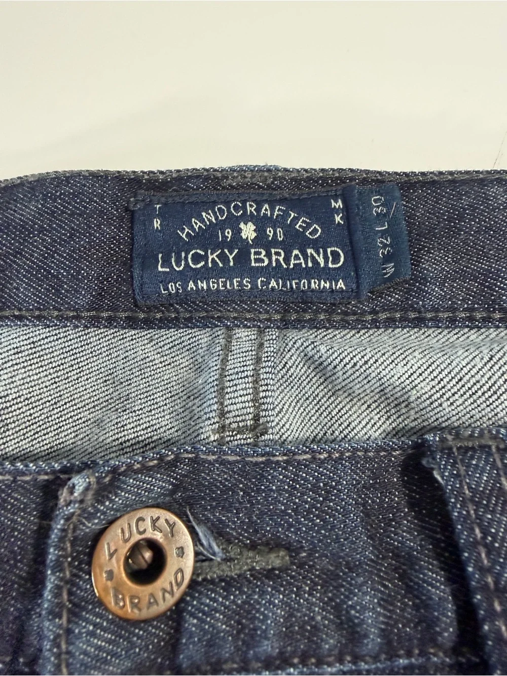 Lucky Brand 222 Original Straight Dark Wash Jeans 32x30